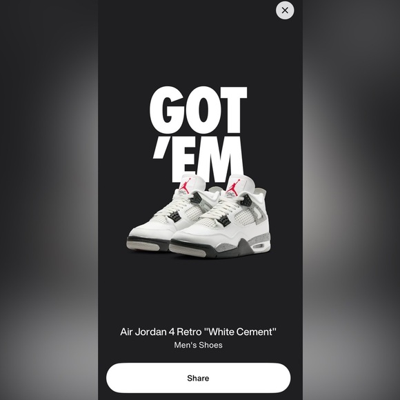 2025 Air Jordan 4 Retro “White Cement” - Picture 8 of 10